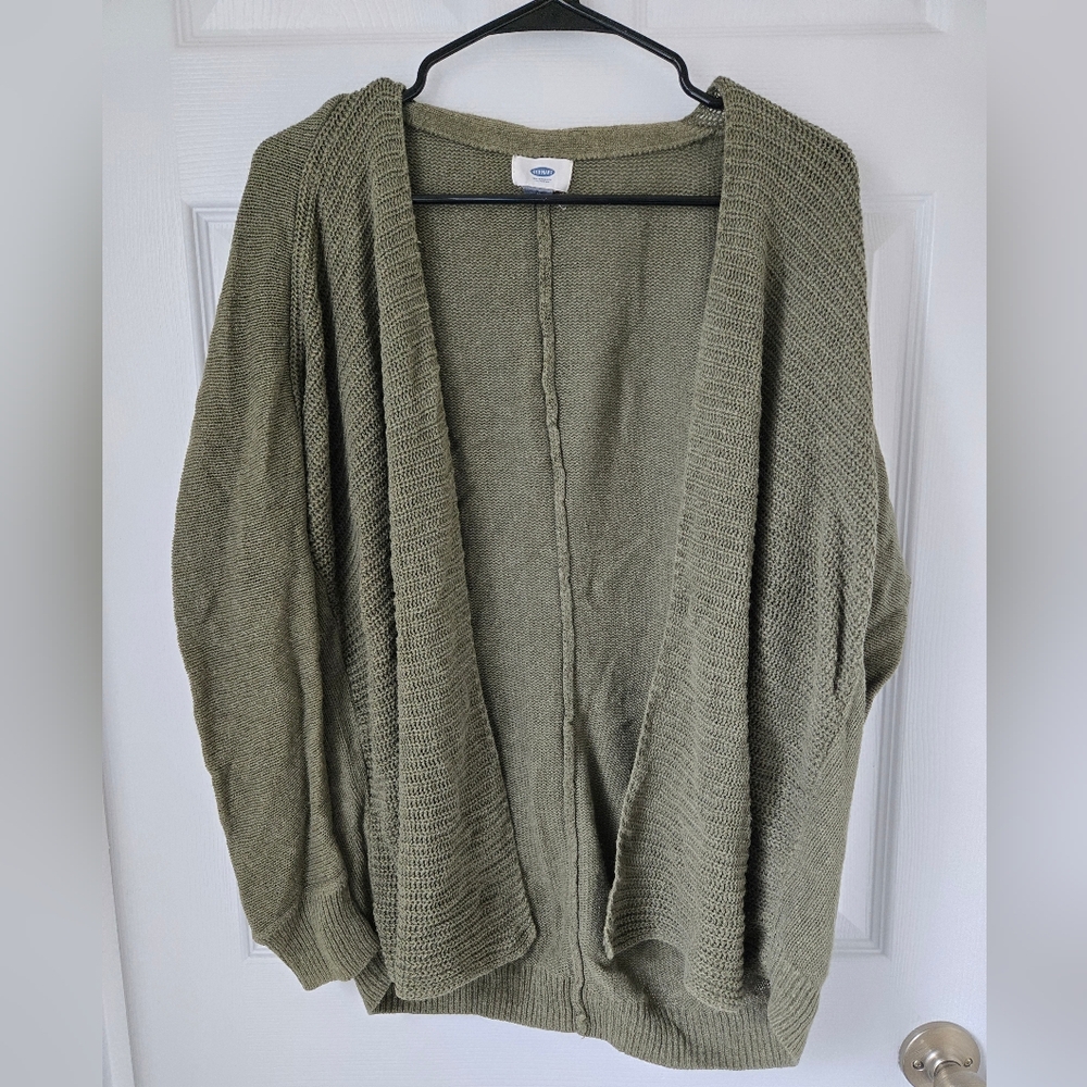 Olive Green Old Navy Medium Cardigan